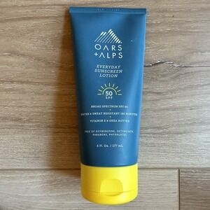 Oars +‎ Alps Everyday Sunscreen Lotion SPF 50 Broad Spectrum 6 fl oz New No Box